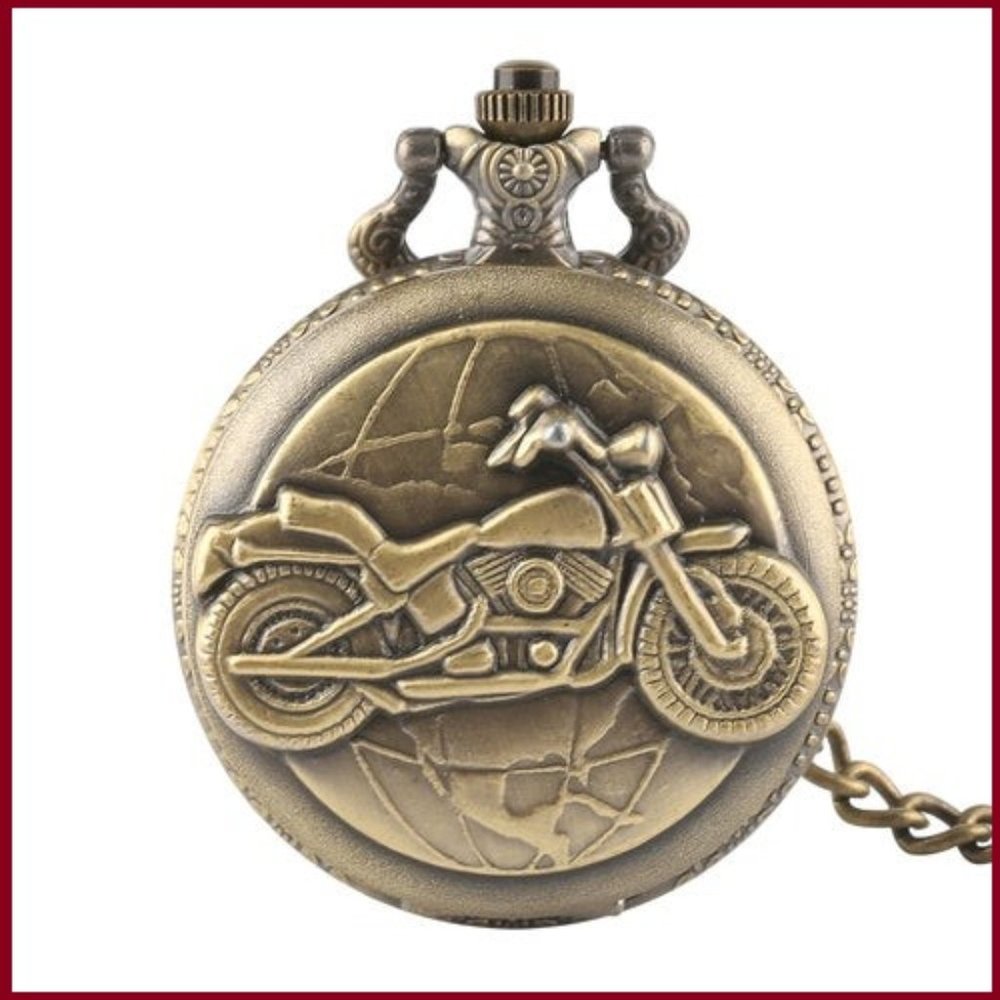 Motor Cycle Pocket Watch